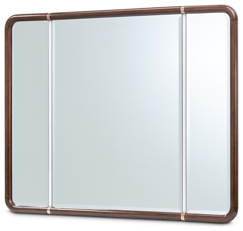 Mason Park Dresser with Mirror, Umber Brown