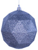 Vickerman M177587Dg 8" Pewter Ball Ornament Featuring A Glitter Finish