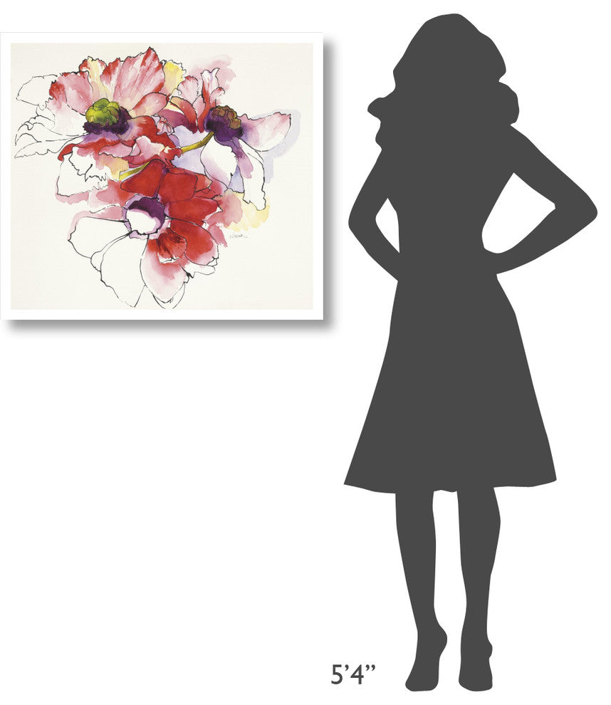 "Mistral Trio II" Digital Paper Print by Shirley Novak, 32"x28"
