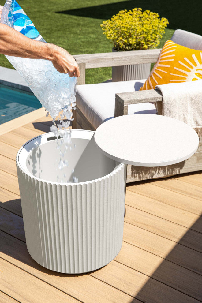 Veradek Chill Side Table, White
