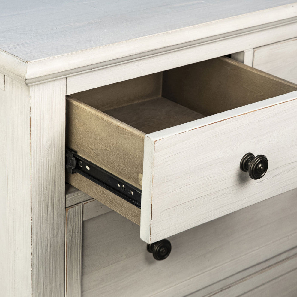 White Washed Zurich Dresser
