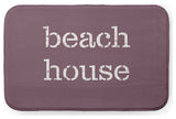 34" x 21" Beach House  Bathmat, Dusty Purple