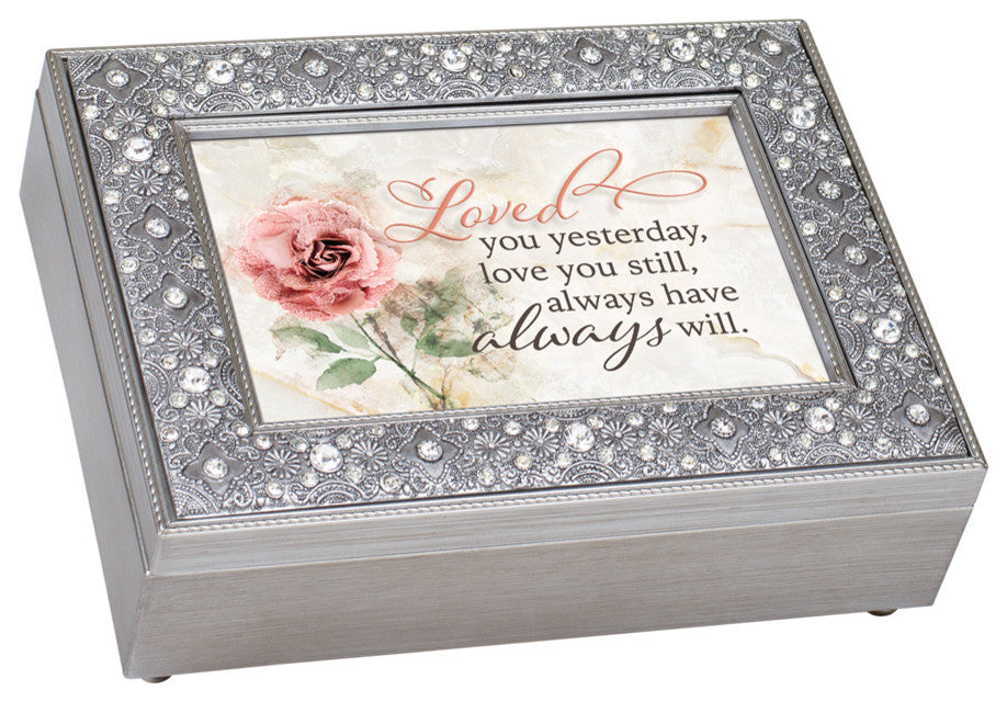 Music Keepsake Box, "Loved You Yesterday Always Will"
