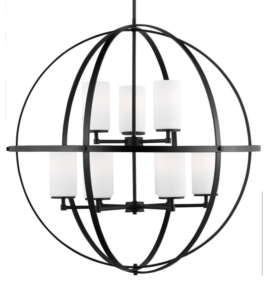 Generation Lighting 3124609 Alturas 9 Light 33"W Outdoor Pillar - Midnight