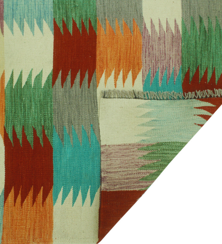 Winchester Kilim Cadie Red/Ivory Runner, 2'9x9'8