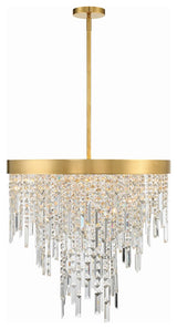 CRYSTORAMA Winfield 6 Light Antique Gold Chandelier