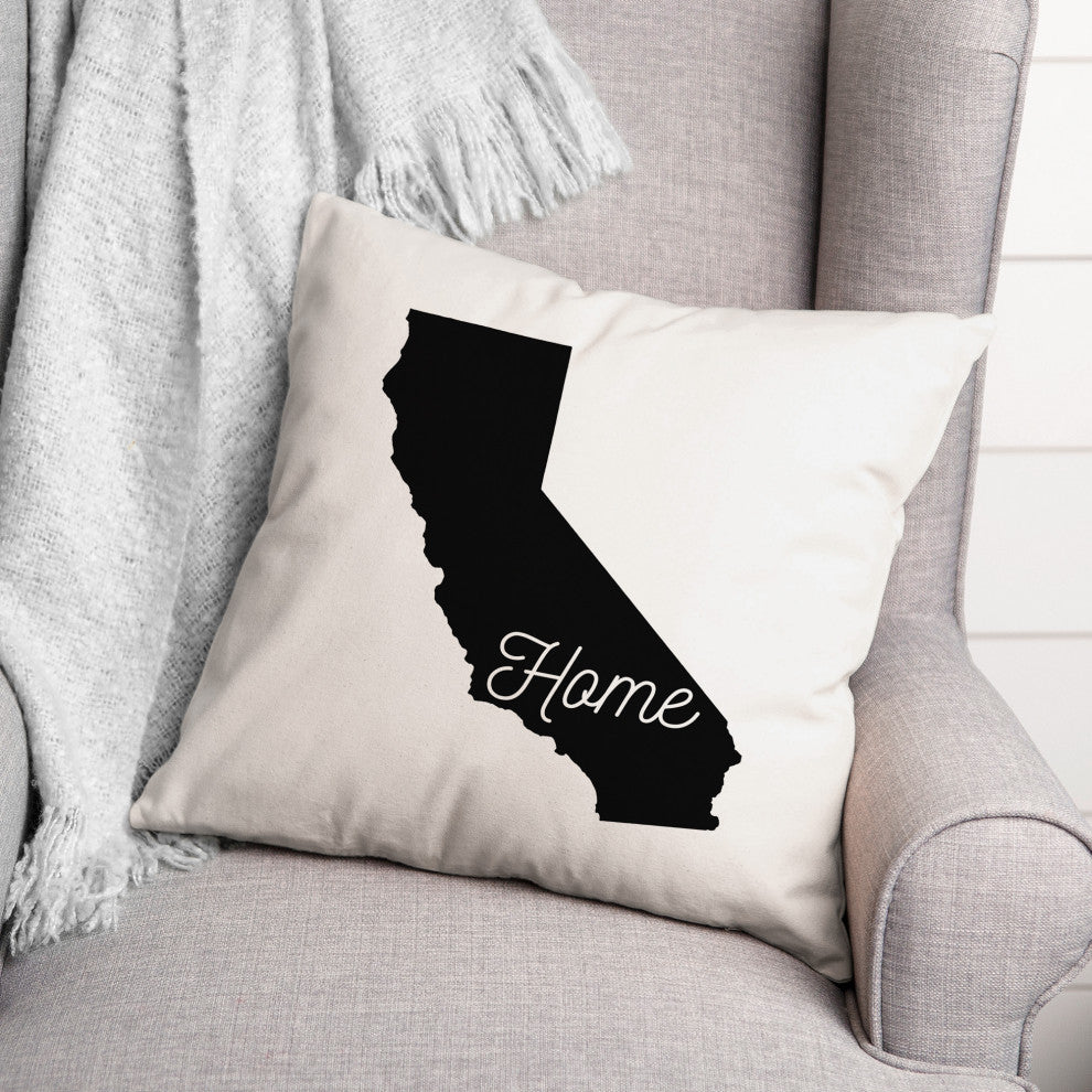 California Home 18x18 Spun Poly Pillow