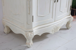 Bathroom Vanity, Antique White, 32", Single Sink