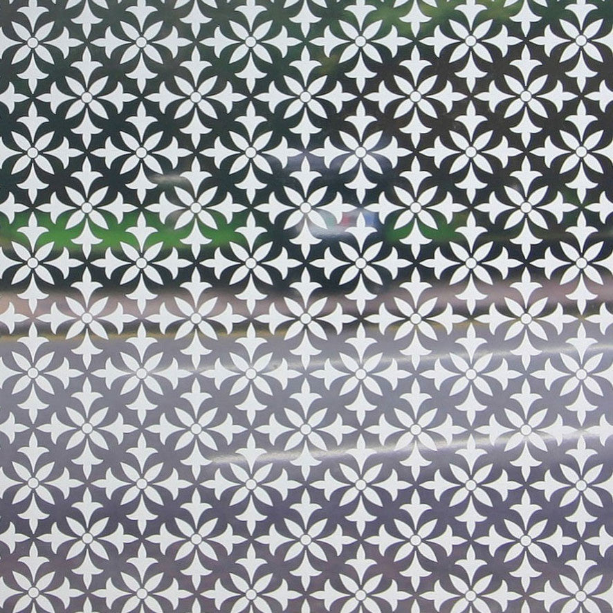 Fleur Sheer Window FIlm, Large 48"x84"