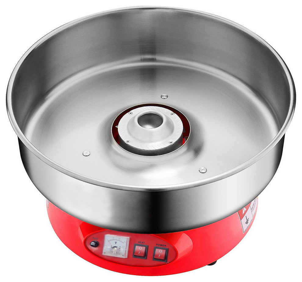 Compact Commercial Cotton Candy Machine, Red