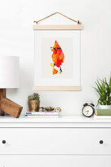 Deny Designs Robert Farkas Punk Bird Art Print
