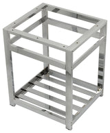 Fauceture 25" x 22" Steel Console Sink Base, Polished Chrome