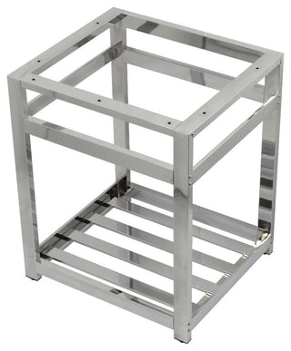 Fauceture 25" x 22" Steel Console Sink Base, Polished Chrome