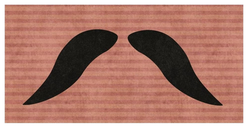 "Mustache: Walrus" Digital Paper Print by BG.Studio, 62"x32"
