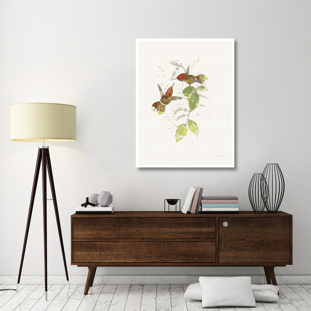 "Colorful Hummingbirds II" Digital Paper Print by Katie Pertiet, 38"x50"