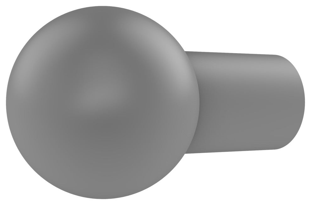 1-1/4" Cabinet Knob, Matte Gray