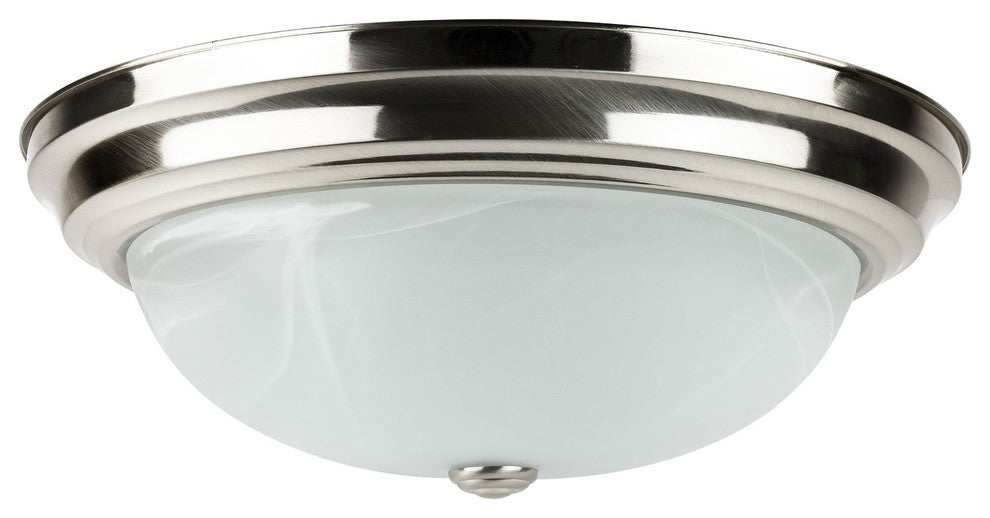 13" 20W LED Dome Fixture Brushed Nickel Energy Star Dimmable