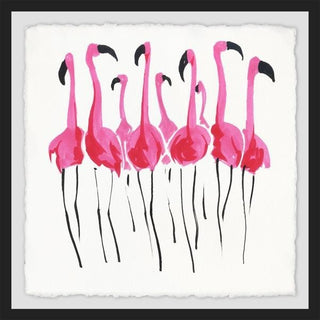 "Flamboyance" Framed Painting Print, 24"x24"