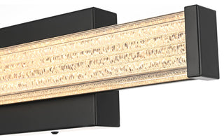 Home Living 16" Led Wall Sconce, Black