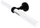 Pacific Grove 2 Arm Guest Towel Holder with Twisted Accents, Matte Black