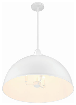 Soto 3-Light White Pendant