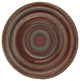 Capel Portland Coal 0346_300 Braided Rugs - 5' 6" Round