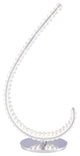 Grace Crystal Touch Dimmable Table Lamp, Chrome, Right