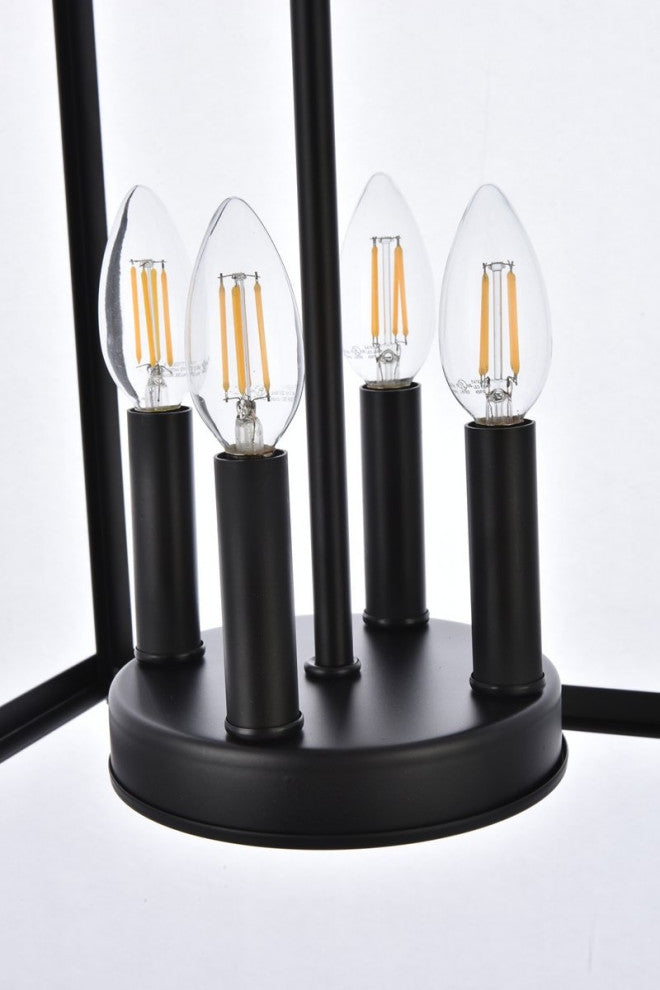 Judy 4-Light Pendant, Black