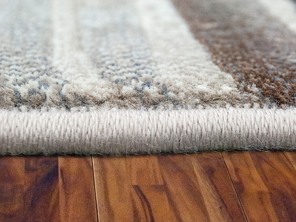 Eclipse 68081-4343 Area Rug, Multi Silver, 5'3"x7'7"