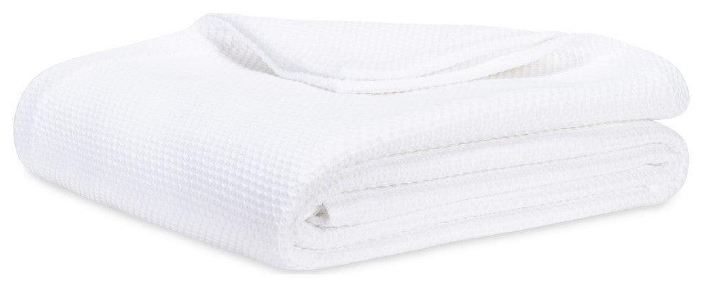 Artisan Diamond Blanket, White, King