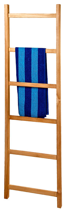 Teak Towel Ladder 71" (180 cm) with 6 bars
