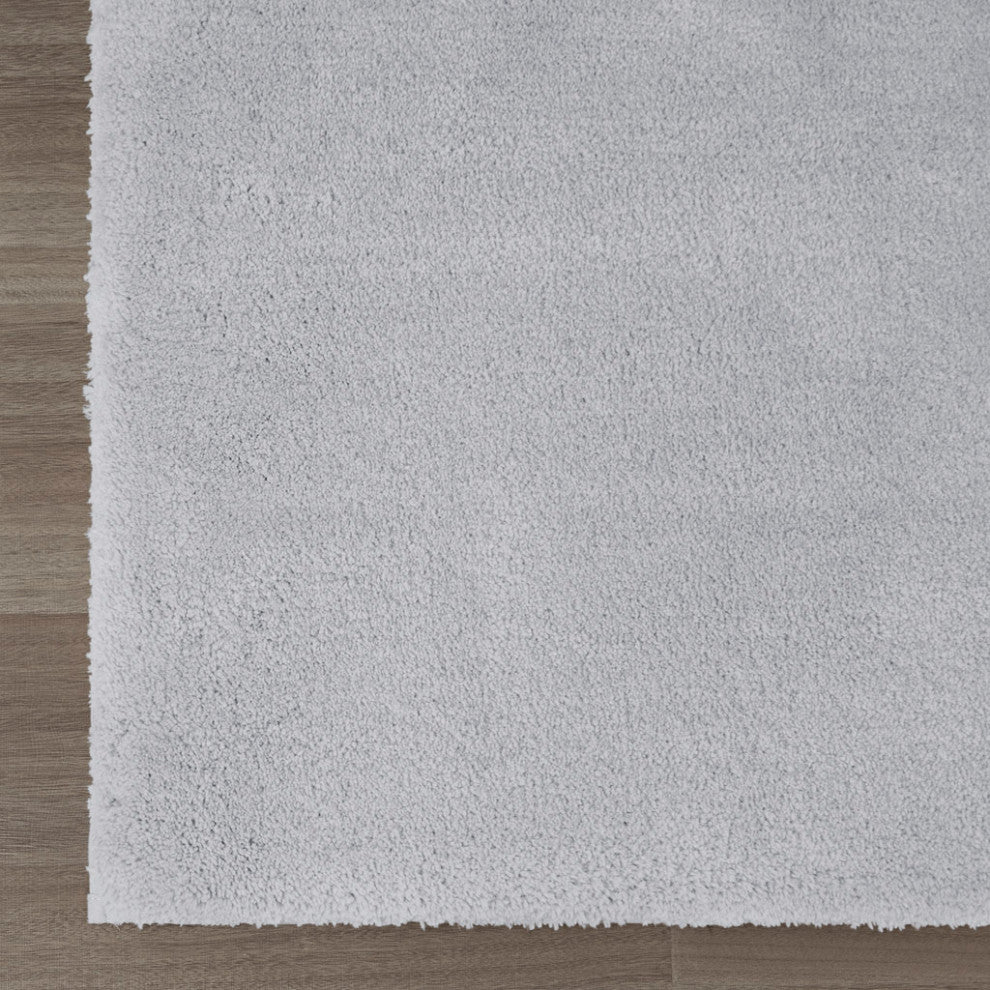 Madison Park Signature Marshmallow Bath Rug, Grey, 20x30"