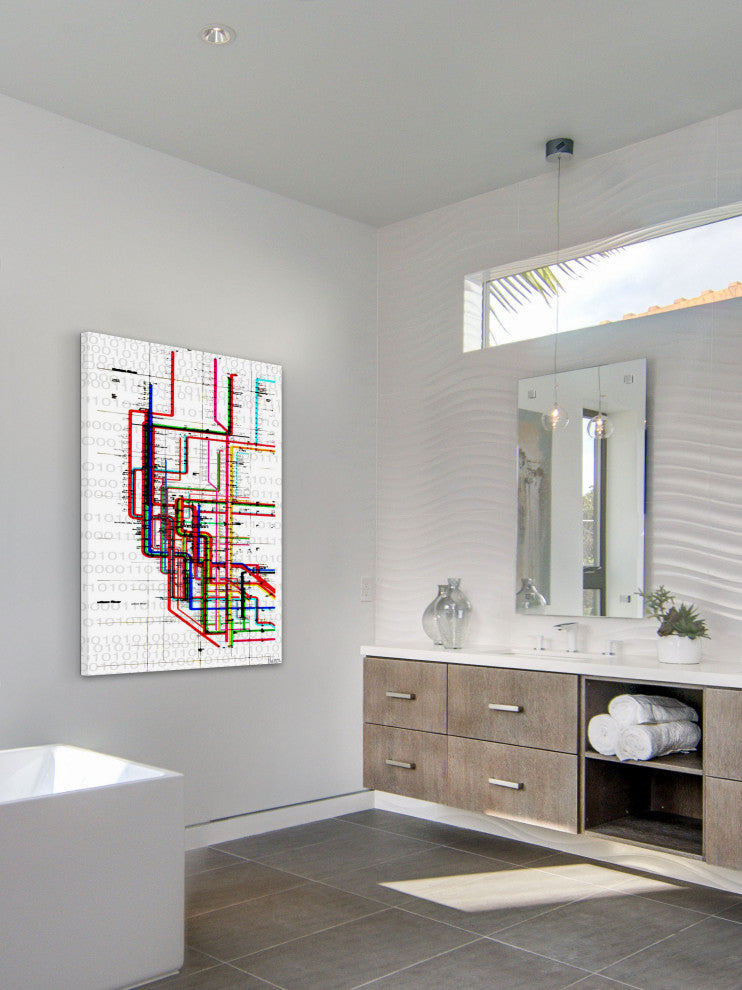 "Subway" Fine Art Canvas Print, 30"x45"