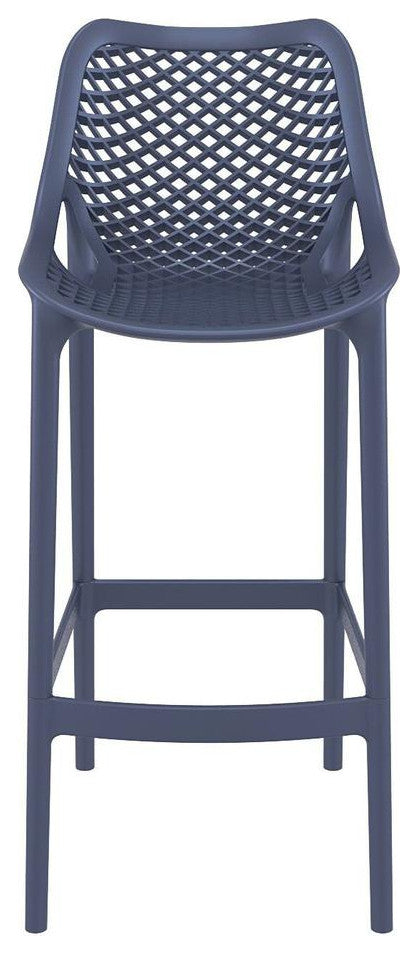 Air Bar Stool Dark Gray, Set of 2