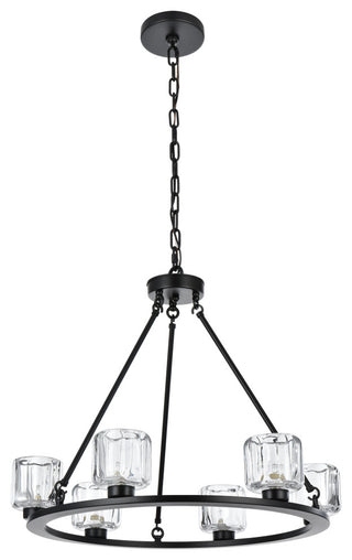 Home Living 26" Chandelier, Black