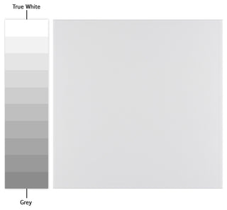 Textile Basic White Encaustic Porcelain Floor and Wall Tile, Plain