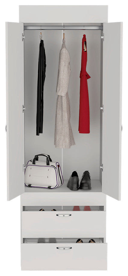 Armoire Tarento, Bedroom, White
