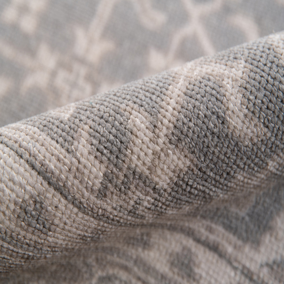 Empress Weston Area Rug, Taupe, 9' x 12', Bordered