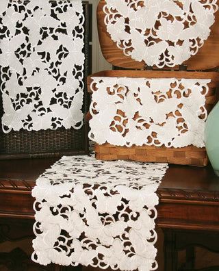 Mariposa 8"x15" Tray Tablecloth, Set od 4