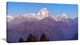 "Snowy Dhaulagiri Peaks Himalayas" Landscape Print Wall Artwork, 40"x20"