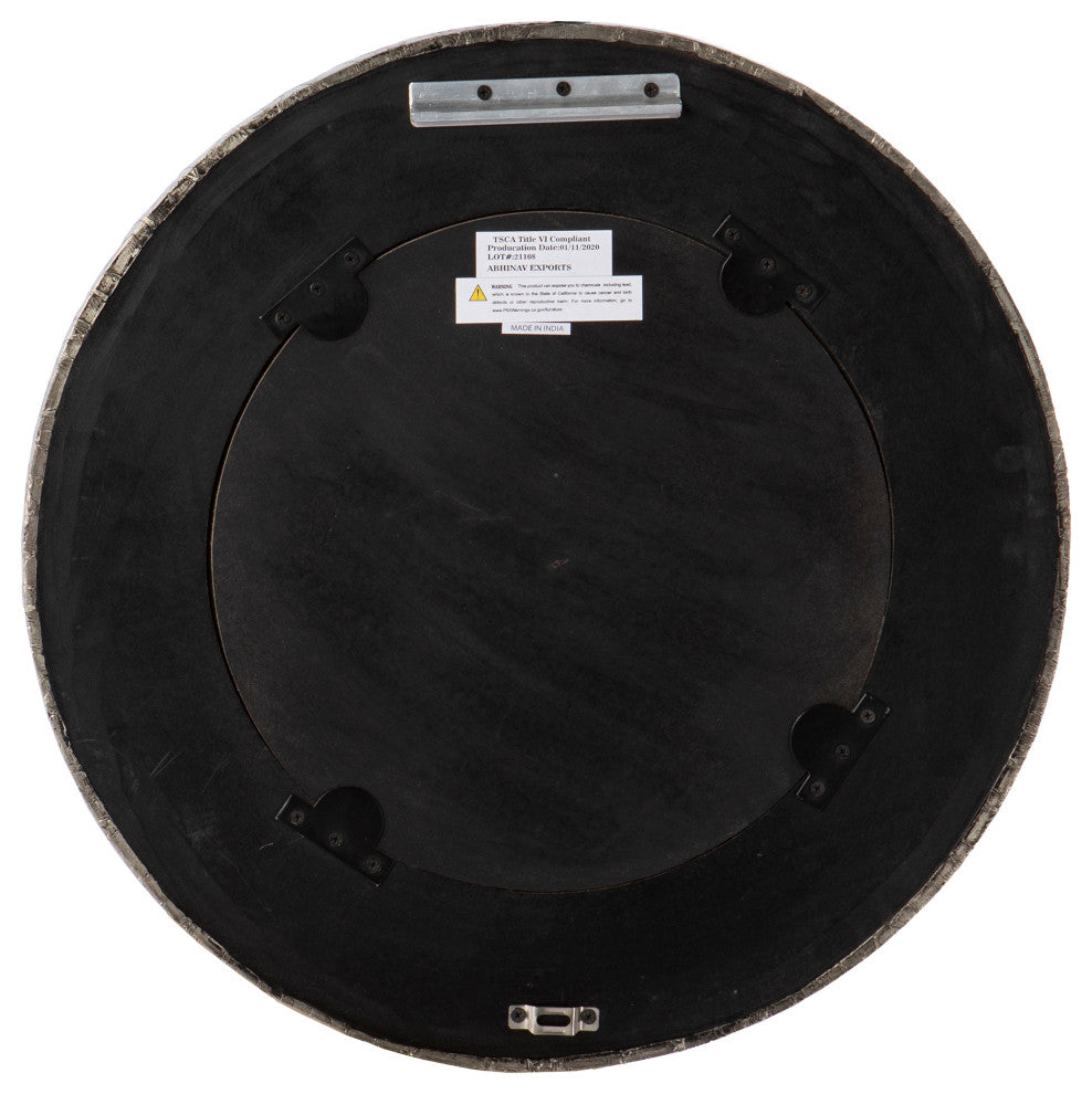 Hassan Round Decorative Mirror