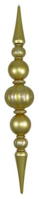 Giant Shatterproof Gold Finial