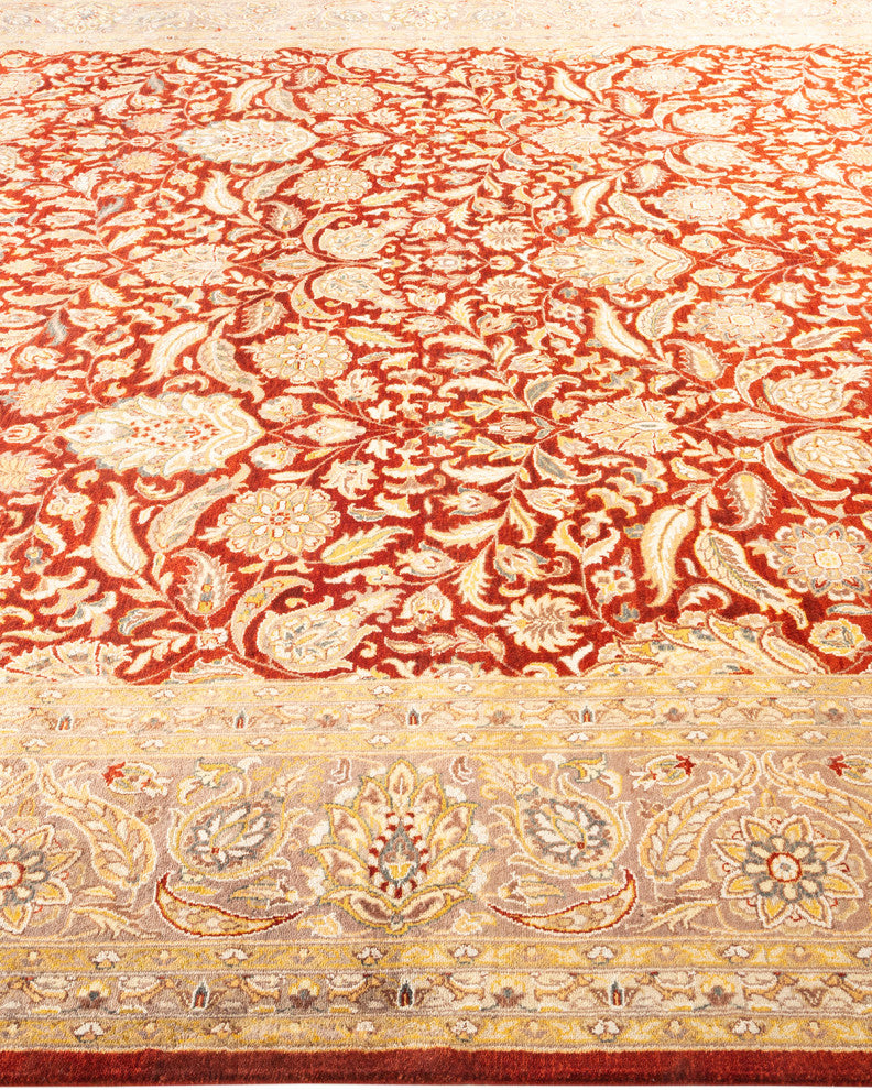 Jhansi, One-of-a-Kind Hand-Knotted Area Rug Red, 8'1"x10'2"