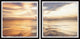 Follow the Sun Diptych, Set of 2, 32x32 Panels