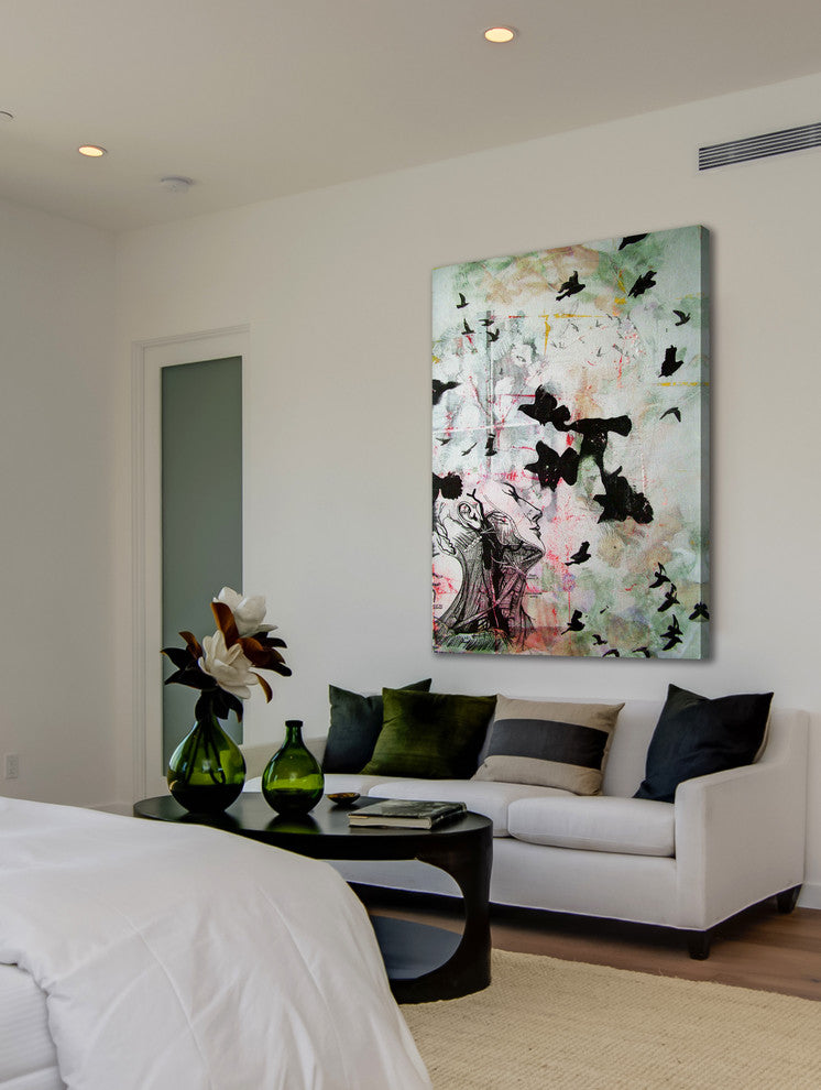 "The Dreamer" Painting Print on Canvas by Tracy Silva Barbosa