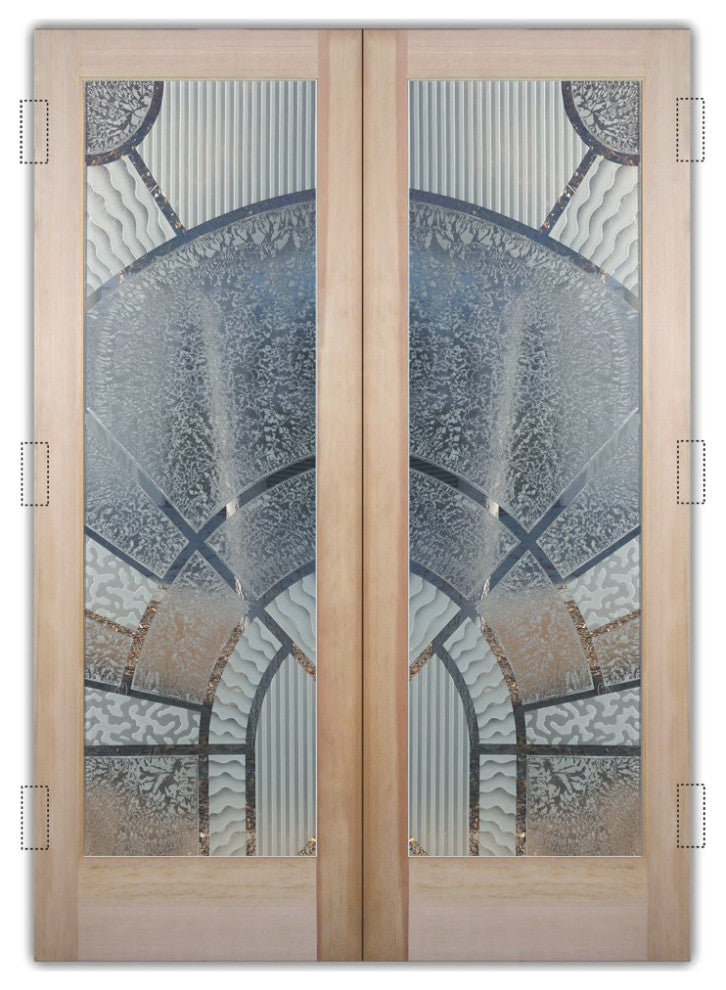 Interior Prehung Door or Interior Slab Door - Matrix Arcs - Douglas Fir...