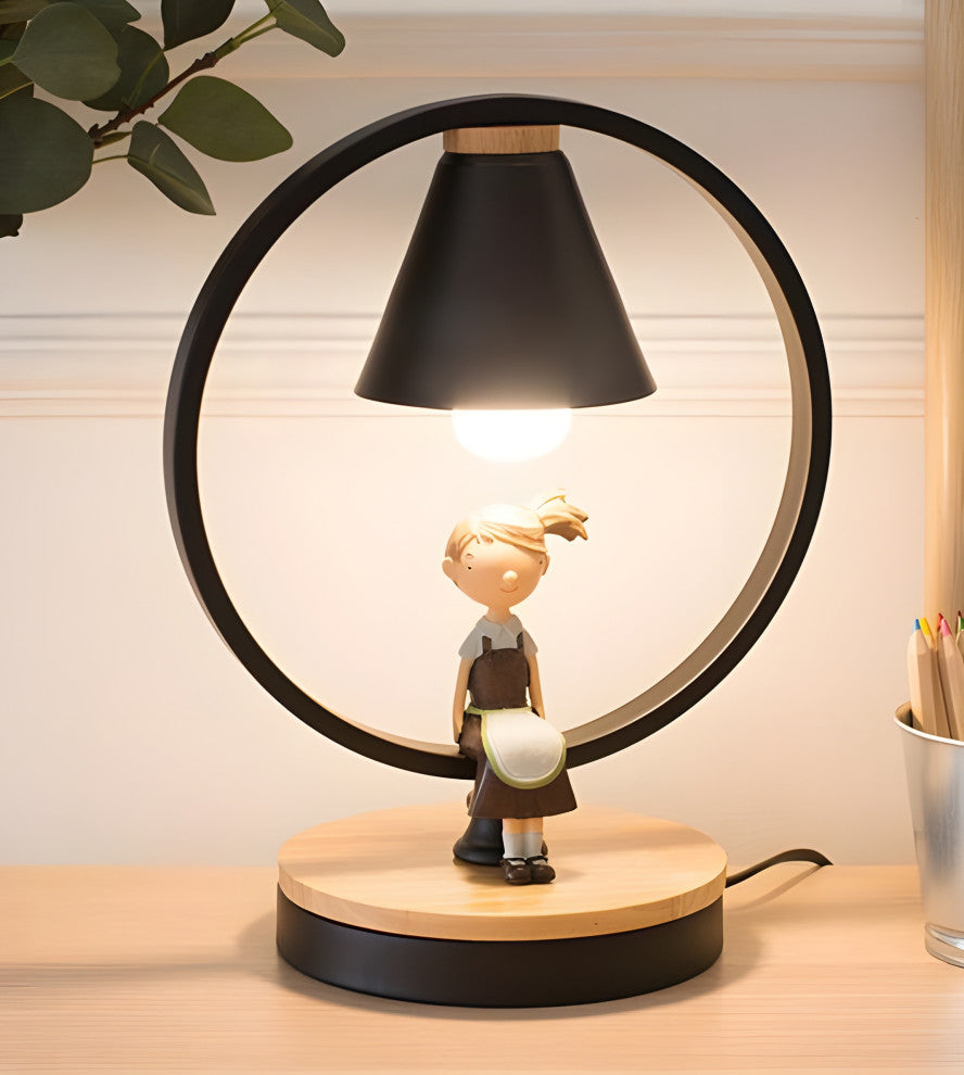 Le Brassus | Creative LED Night Light Fixture with a Figurine, White, Bird