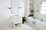 Matilda 30" Single Bathroom Vanity Set, White