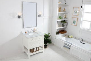 Matilda 30" Single Bathroom Vanity Set, White