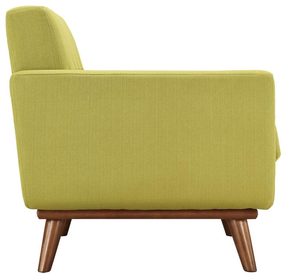 Modern Wheatgrass Engage Armchair Wood Set of 2